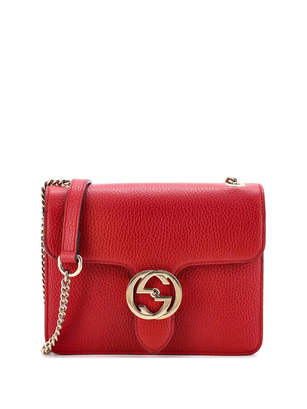 Gucci Interlocking Shoulder Bag Leather #365217G90B